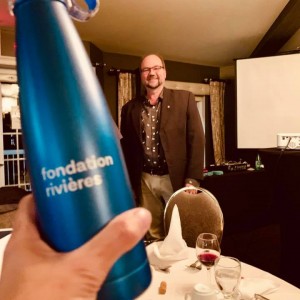 Souper-bénéfice 2019 - Alain Saladzius, président Fondation Rivières