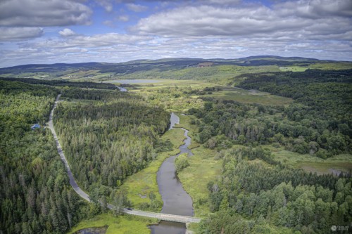 Rivière Au Pin -Pont À Chevilles Irlande QC - En aval Étang Stater #2