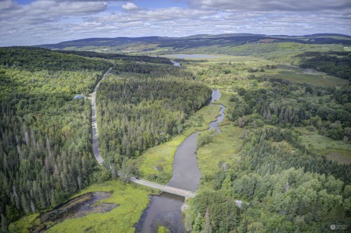 Rivière Au Pin -Pont À Chevilles Irlande QC - En aval Étang Stater #3