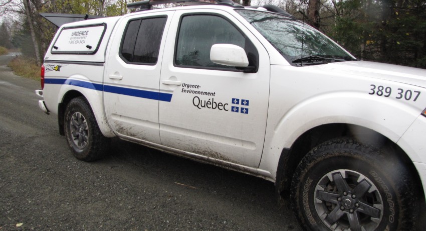 PLAINTE À URGENCE ENVIRONNEMENT QUÉBEC – ÉCHANTILLONNAGE