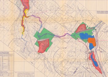 Plan Globale Vidange Lac Noir 1953