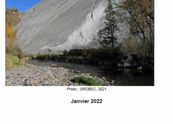 GROBEC - Suivi de la qualité de l’eau du secteur minier de la Haute-Bécancour 2021